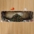 thumbnail image 4 of Christmas Area Rug Room Rugs Santa Snowmen Reindeer Floor Mat Christmas Decoration Indoor Red Soft Carpet Runner Area Rug Xmas Decor for Home Living Bedroom 15.75*47.24 Inch(40*120 CM), 4 of 4