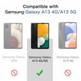 thumbnail image 2 of JETech Screen Protector for Samsung Galaxy A13 / A13 5G with Camera Lens Protector, Tempered Glass Film, HD Clear, 2-Pack Each, 2 of 7