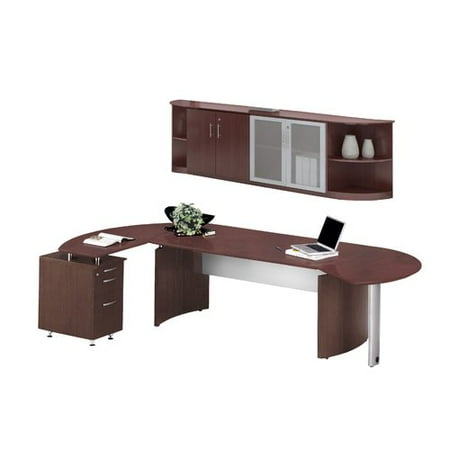 Mayline Group Medina Series 2 Piece Standard Desk Office Suite