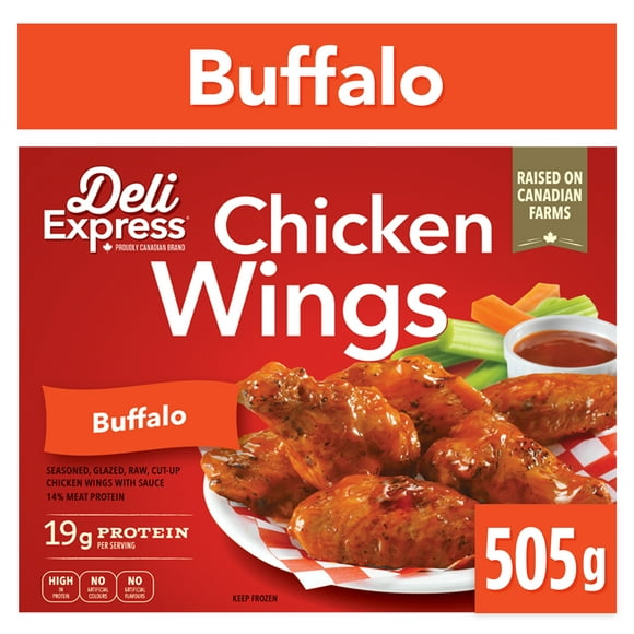 Ailes de poulet Buffalo Deli Express 505 g