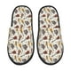 thumbnail image 1 of Fotbe Guitar Pantuflas Peludas para Mujer con Estampado, Zapatillas de Peluche, Zapatos de Invierno para Casa, Uso Interior y Exterior-Large, 1 of 8