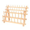 thumbnail image 4 of 2Sets Solid Wood Thread Rack Spool Storage for DIY Embroidery Hair-braiding, 4 of 8