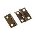 thumbnail image 3 of 50 Pieces Small Hinges Bronze Hinges with Screws for Wooden Hinge Cabinet Drawer Jewelry Boxes Chest Dresser, 3 of 8