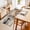 Brown, variant on Entryway Rug 2'x3', Vintage Farmhouse Cow Kitchen Runner Rugs Non-Slip Carpet Mats, Brown Wooden Farm Milk Bedside Rugs Runners Washable Floor Carpet for Bathroom Laundry Room