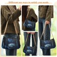 thumbnail image 4 of FORMRS Womens Shoulder Bag with Chain Strap Clutch Purse Cute Tote Handbag, Window Earth, 4 of 7