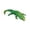 Green, variant on 3D Printed Articulated Thorny Lizard Figurine Realistic Desert Reptile Sculpture for Modern Desktop and Shelf Decoration Light Blue