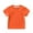 Orange, variant on REDARER Boys Basic Short Sleeve Solid Color T Shirts Pocket Tee Crew Neck Shirt Boys Uniform Shirts, for Size 4-5 Years