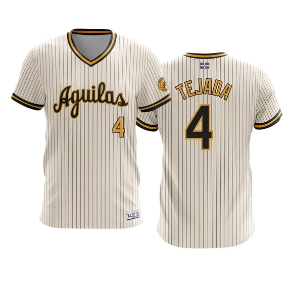 Dominican Hall of Fame - Aguilas Cibaenas - TEJADA 4 - Cream