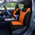 thumbnail image 3 of FH Group Car Seat Covers Full Set Orange 3D Air Mesh - Universal Fit, Automotive Seat Covers, Airbag Compatible, Split Bench Rear Seat, Washable Car Seat Cover for SUV, Sedan, 3 of 8