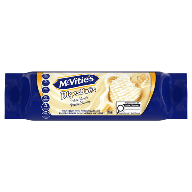 Digestifs McVities à la vanille blanche