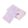thumbnail image 1 of Uxcell 50 Business Card Stock 3.5" x 2" Blank Business Cards for Laser Printer Small Message Card Graffiti Scrapbooking DIY Thanks Cards, Diamond Silver, 1 of 6