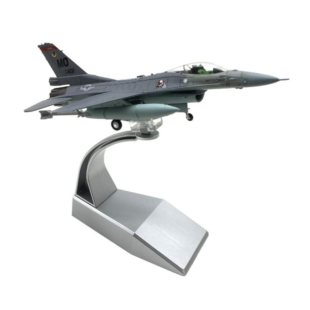 Avión de ,Colección de modelos de a presión,Soporte de exhibición de modelo de exhibición de de ,Mini juguetes decorativos modelo de aleación de Yotijar Avión de combate