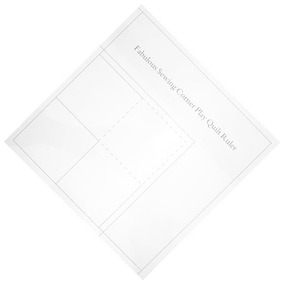 GOOHOCHY  Quilting Ruler Acrylic Square  Patchwork Quilt Ruler Diy Craft Sewing Supply For Handcrafts