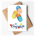 thumbnail image 1 of Productos de cuidado de la salud Capsule Pill Pattern Sobre de la Carta de felicitación de la tarjeta de matrimonio, 1 of 4