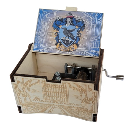 TheLaser'sEdge, Harry Potter Hogwarts Castle Music Box with Hedwig's Theme Song, Ravenclaw House