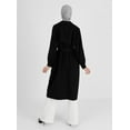 thumbnail image 5 of Black - Unlined - Shawl Collar - Trench Coat - Refka, 5 of 6