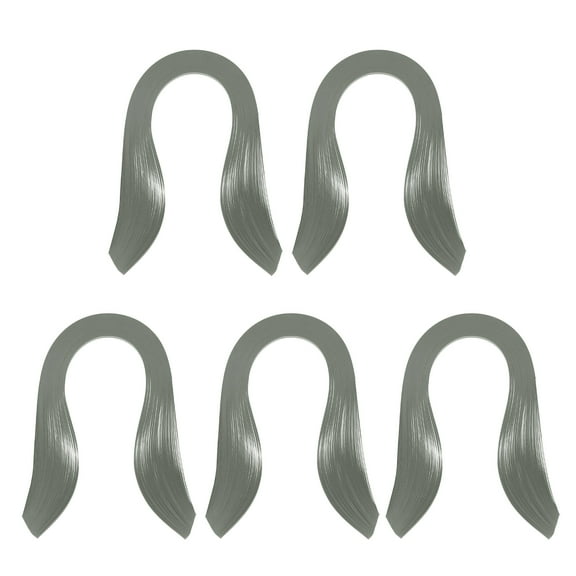 Quilling Strips Paper 600pcs 5mm 39cm Origami Paper Quilling Kits for Art DIY Craft Christmas, Dark Grey