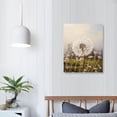 thumbnail image 4 of ARISTURING Beige Botanical Wall Art Farmhouse Plant Picture Abstract Landscape Prints Boho Botanical Artwork Neutral Wall Pictures Wildflower Art Print Dandelion Painting Wall Art Canvas for Room, 4 of 5