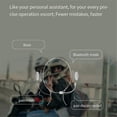 thumbnail image 4 of 2 Pcs Intercom Bluetooth Moto Demi-Casque Casque Bluetooth pour 2 Cavaliers Intercomunicador Casque Sans Fil, 4 of 5