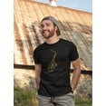 thumbnail image 2 of Colorful Jazz Saxophone T-Shirt Men -Image by Shutterstock, Male XX-Large, 2 of 4