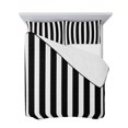 thumbnail image 7 of Black Striped Twin Size Down Alternative Comforter, Lightweight Comforter Quilt Bedding Set with Pillow Shams Modern Farmhouse Black and White Stripes All Seasons Bed Comforter Duvet Insert 68"x86", 7 of 7