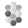 thumbnail image 2 of Ccdes 10Pcs Waterproof Non-Slip Hexagonal Self-Adhesive Ceramic Tile Wall Floor Stickers Home Decor,PVC Sticker, 2 of 7
