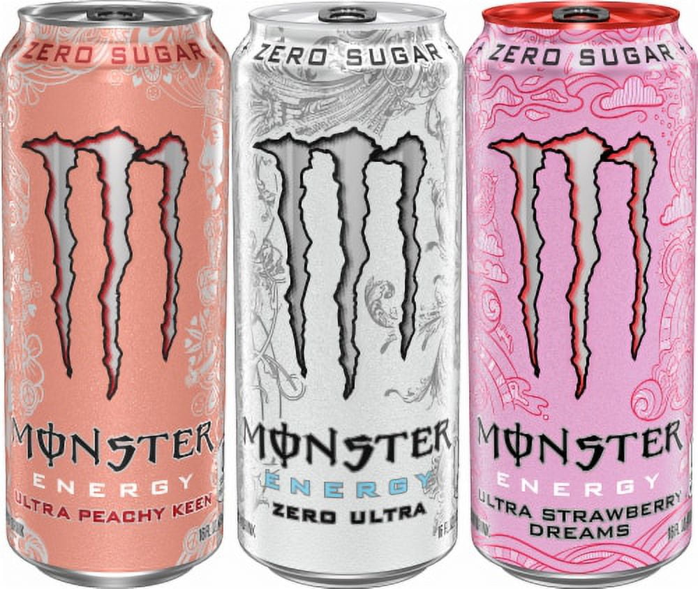2X - Monster Zero Sugar Ultra Energy Drink Variety Pack Cans