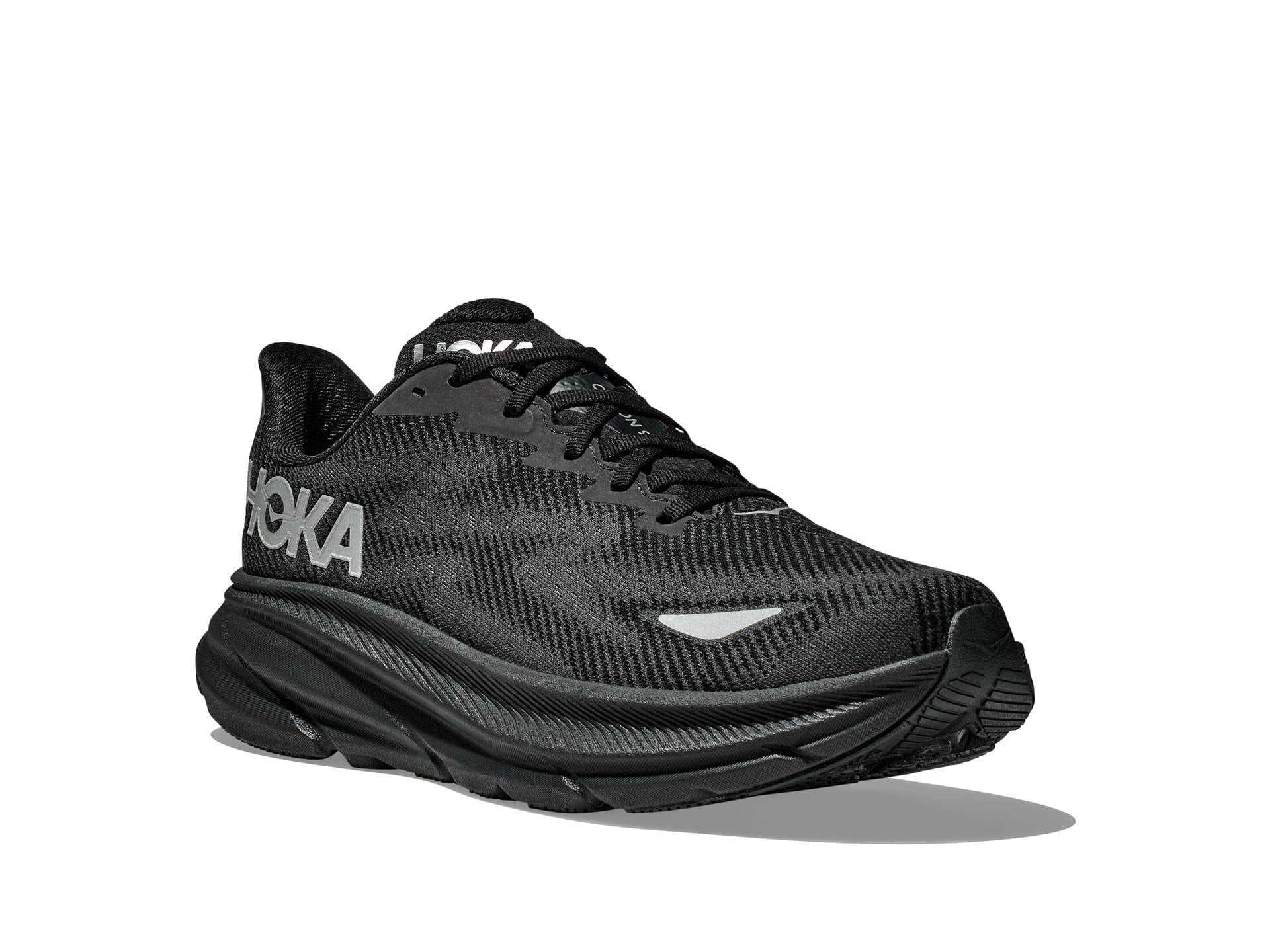Pre-Owned Hoka Women's Clifton 9 GTX Sneaker, Black/Black 1, 6.5