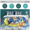 thumbnail image 5 of Kawaii Eevee 3-Piece Bedding Set 86"x70" Bed Sheets Duvet Cover Pillowcases Pillow Shams Quilts Covers Adult Kids, 5 of 8