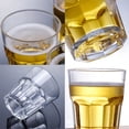 thumbnail image 4 of Bangcool Gobelet en Acrylique Transparent 6 Pcs Réutilisable Polyvalent Gobelet à Jus Gobelet à Bière pour Bar, 4 of 10