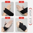 thumbnail image 4 of LAICAIW Lot de 2 Attelle de Poignet, Sangle de Poignet Ajustable Attelle de Poignet Réversible pour Protection Sportive/soulagement de la Douleur Due à la Tendinite/récupération après Canal Carpien/arthrite/blessure, Main Droite&Gauche Disponible, 4 of 6