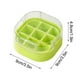 thumbnail image 3 of Mini bandeja de hielo para el hogar | Molde portátil para hacer hielo de 9 celdas | Fácil de liberar con solo presionar un segundo | Plástico apto para uso alimentario | Ideal para viajes |, 3 of 5
