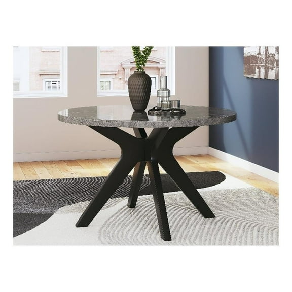 Signature Design by Ashley Furniture Glinari Taupe & Black Dining Table