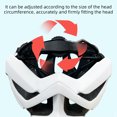 thumbnail image 3 of White L Size R-24 Bike Helmet with Rear Adjustment Knob, Thickened Multi-Density EPS Foam, Detachable Washable Soft Lining, Lightweight Breathable Design & Professional Aerodynamic Ventilation for, 3 of 5