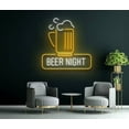 thumbnail image 3 of Glowneon Custom Beer Night Neon Sign, Bar Pub Wall Led Lights Decor, 3 of 4