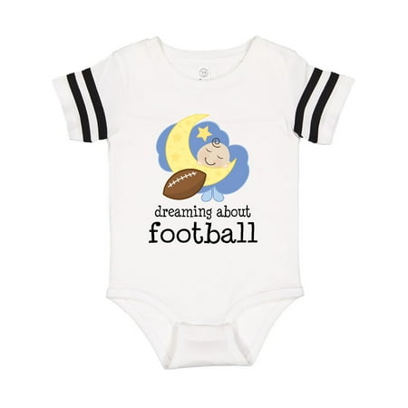 

Inktastic Football Baby Gift Dreaming About Football Gift Baby Boy Bodysuit