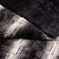 thumbnail image 2 of Christian Siriano Luxury Faux Fur Throw with Gift Box in Black Ombre, 2 of 5
