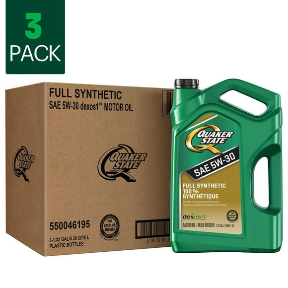 Quaker State Huile moteur entièrement synthétique 0W20 cruches 3x5L