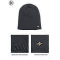 thumbnail image 3 of Luxtrada Mens Winter Warm Knitting Hats Plain Skull Beanie Cuff Toboggan Knit Cap (Coffee), 3 of 8