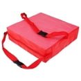 thumbnail image 2 of Faux Leather Children Kids Dining Chair Booster Cushion Baby Seats (Red), 2 of 3