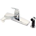 thumbnail image 1 of Mueller Industries 122-048 Single Lever Handle Kitchen Faucet With Spray- Chrome, 1 of 1