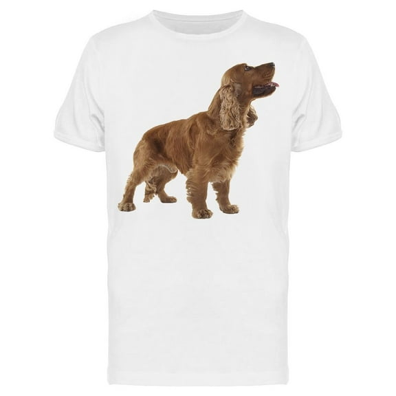 Adorable Cocker  T-Shirt Men -Image by Shutterstock, Male Small