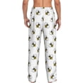 thumbnail image 6 of Cauagu Bee Mens Pajama Pants Sleep & Lounge Pants,PJ Bottoms with Pockets-Medium, 6 of 7