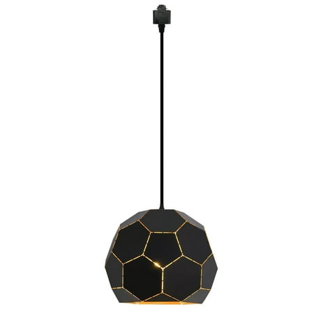 

Kiven H-Type Track Lighting 1-Light Modern Halo Track Pendant Light with Iron Shade Track Light Pedant with 24inches Cord for Bedroom Kitchen Island Home Lighting