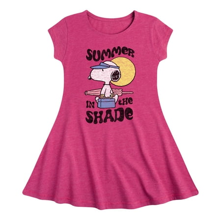 

Peanuts - Summer Edition - Summer in the Shade - Toddler & Youth Girls Fit & Flare Dress