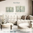 thumbnail image 4 of Elephant Stock Birch Wood Meadow Wall Art - Horizontal Canvas Wall Art - Living Room Wall Decor - Abstract Canvas - Beige And White Decor By Susan Jill - 30" x 20", 4 of 8