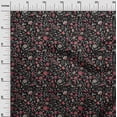 thumbnail image 3 of oneOone Velvet Black Fabric Asian Suzani Sewing Craft Projects Fabric Prints By Yard 58 Inch Wide, 3 of 5