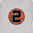 thumbnail image 4 of Inktastic Basketball 2nd Birthday 2 Year Old Boys Long Sleeve Toddler T-Shirt, 4 of 5