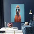 thumbnail image 5 of KLL Cool Dog In Hoodie Print Farmhouse Canvas Wall Art,Wall Decorations For Living Room Office Canvas Wall Decor for Home Decorations, 12'×16’’, 5 of 8