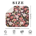 thumbnail image 4 of Microfibre Drying Mat for Kitchen Vintage Floral Rose Print Dish Drying Drainer Mat Absorbent Pioneer Drying Mat Washing Up for Glass, Plate & Cup 16inch X 18inch, 4 of 7